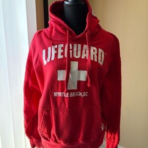 Red Lifeguard Hoodie